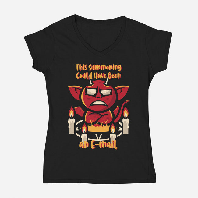 This Summoning-Womens-V-Neck-Tee-jrberger