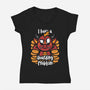 Hoarding Problem-Womens-V-Neck-Tee-jrberger