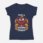Hoarding Problem-Womens-V-Neck-Tee-jrberger