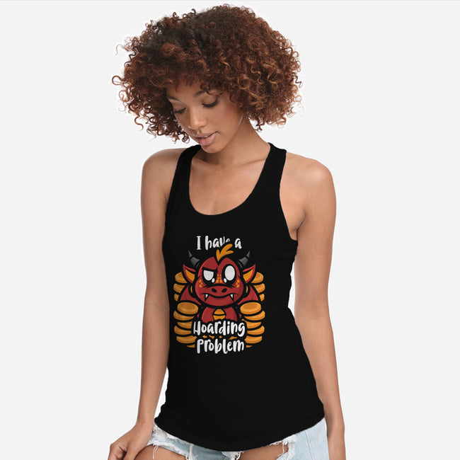 Hoarding Problem-Womens-Racerback-Tank-jrberger