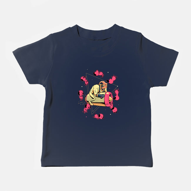 Space Puppies-Baby-Basic-Tee-Bruno Mota