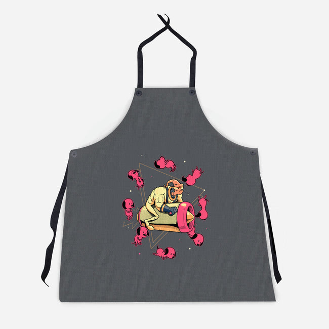 Space Puppies-Unisex-Kitchen-Apron-Bruno Mota