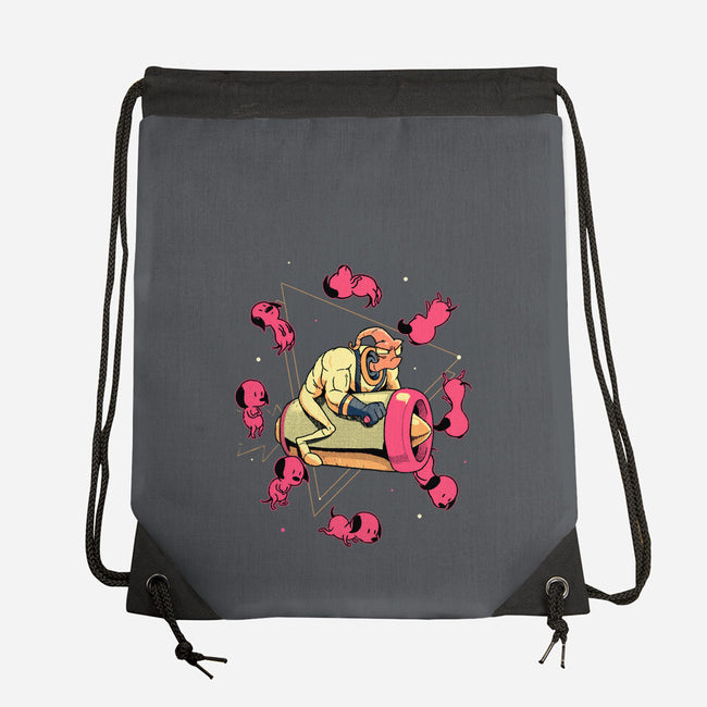 Space Puppies-None-Drawstring-Bag-Bruno Mota