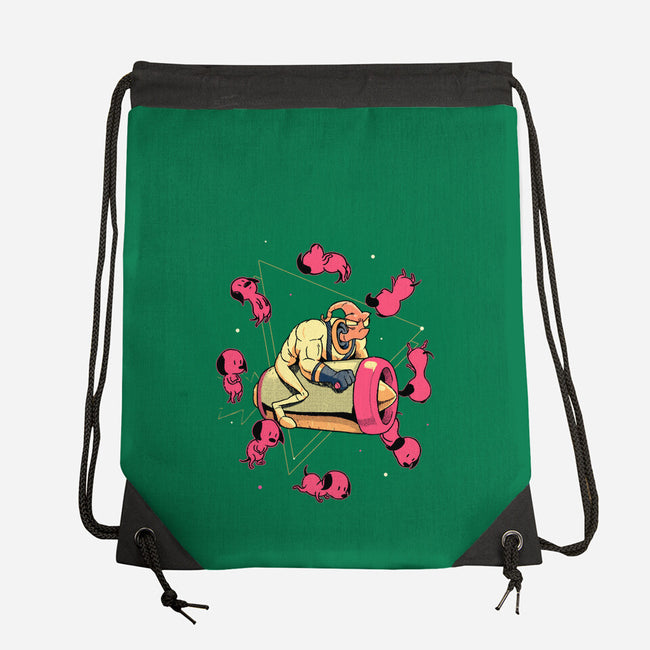 Space Puppies-None-Drawstring-Bag-Bruno Mota