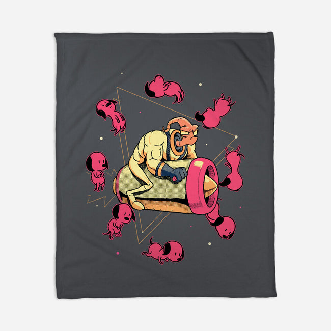 Space Puppies-None-Fleece-Blanket-Bruno Mota
