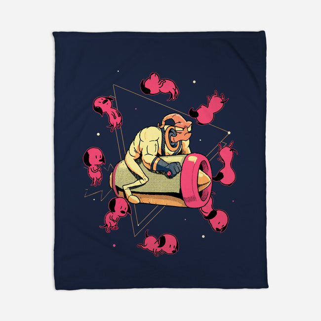 Space Puppies-None-Fleece-Blanket-Bruno Mota