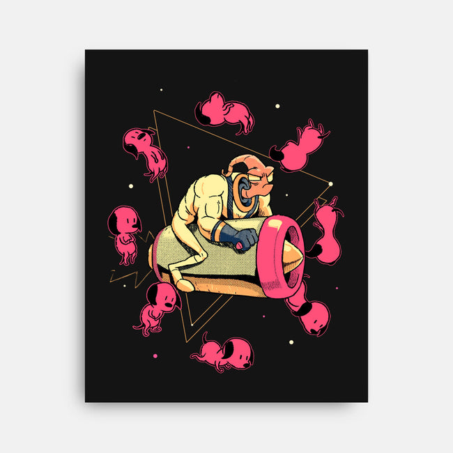 Space Puppies-None-Stretched-Canvas-Bruno Mota