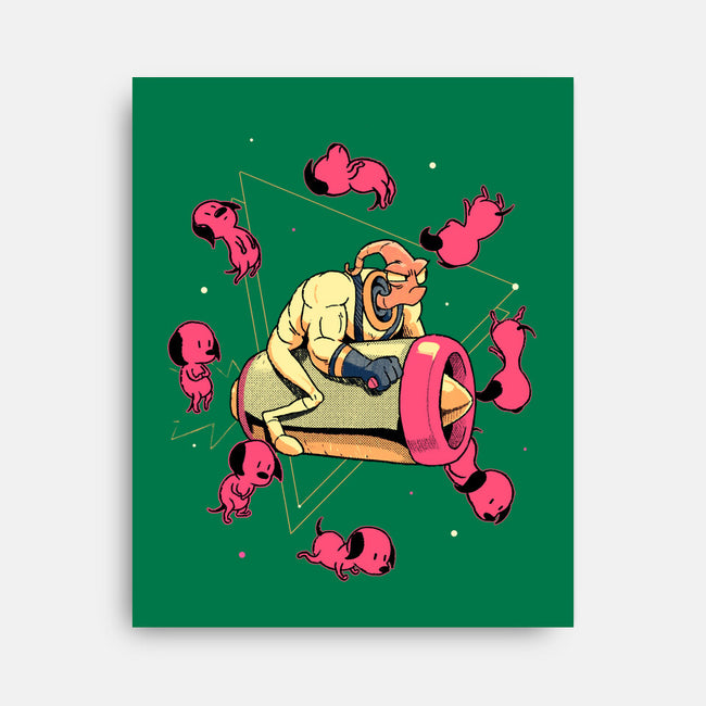 Space Puppies-None-Stretched-Canvas-Bruno Mota