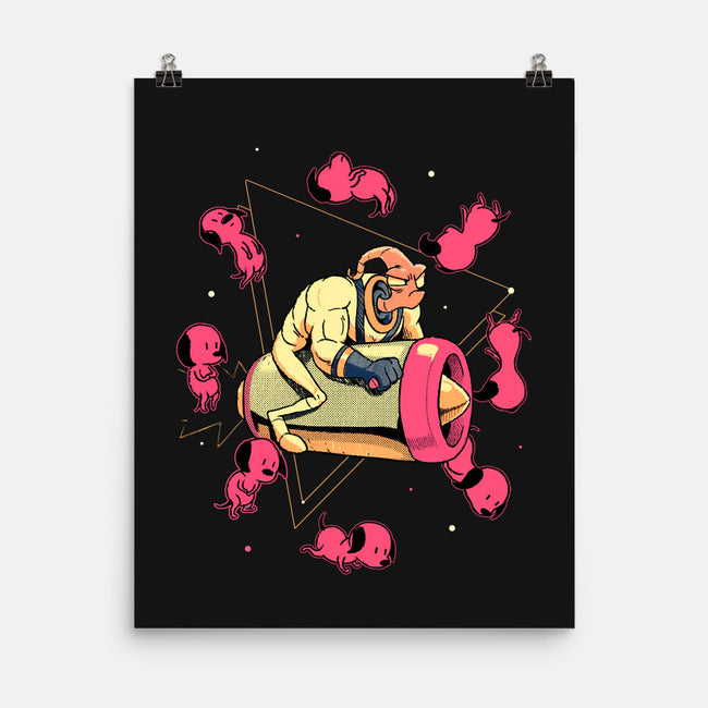 Space Puppies-None-Matte-Poster-Bruno Mota
