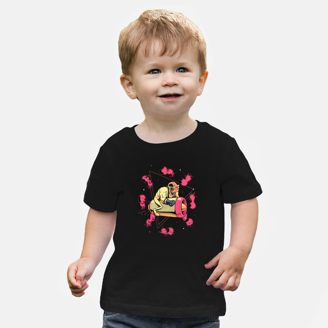 Space Puppies-Baby-Basic-Tee-Bruno Mota
