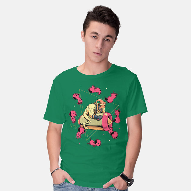 Space Puppies-Mens-Basic-Tee-Bruno Mota