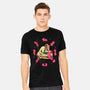 Space Puppies-Mens-Heavyweight-Tee-Bruno Mota