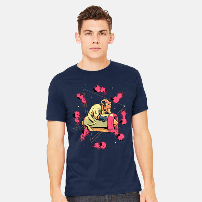 Space Puppies-Mens-Heavyweight-Tee-Bruno Mota