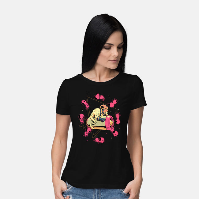 Space Puppies-Womens-Basic-Tee-Bruno Mota