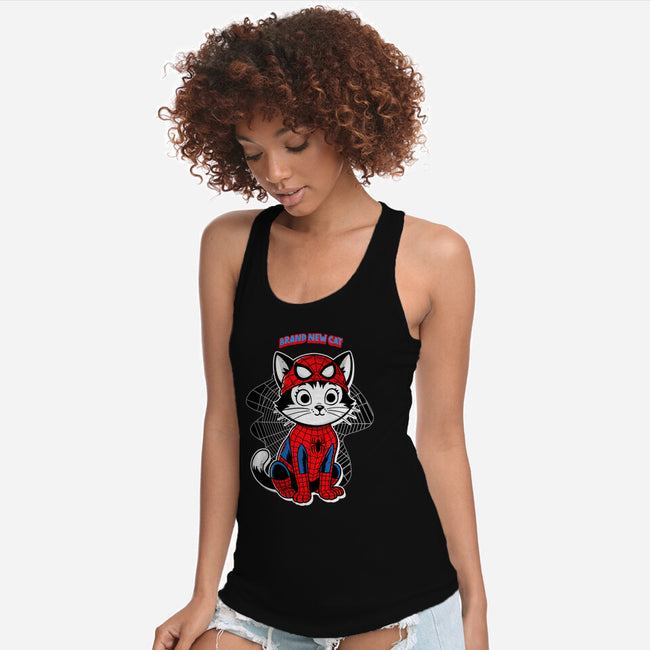 Brand New Cat-Womens-Racerback-Tank-palmstreet