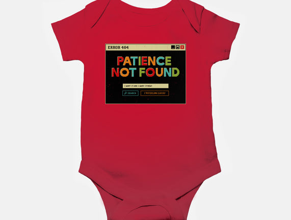 Patience Not Found
