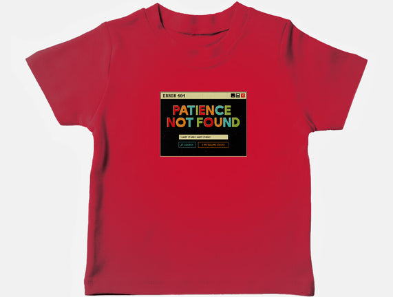 Patience Not Found
