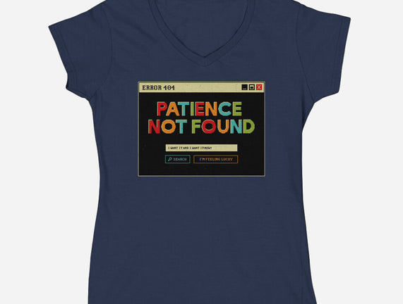 Patience Not Found