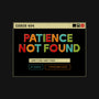Patience Not Found-None-Adjustable Tote-Bag-tobefonseca