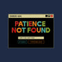 Patience Not Found-None-Adjustable Tote-Bag-tobefonseca