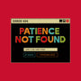Patience Not Found-Womens-Fitted-Tee-tobefonseca