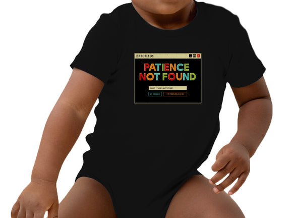 Patience Not Found