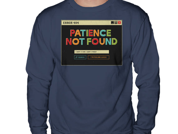 Patience Not Found