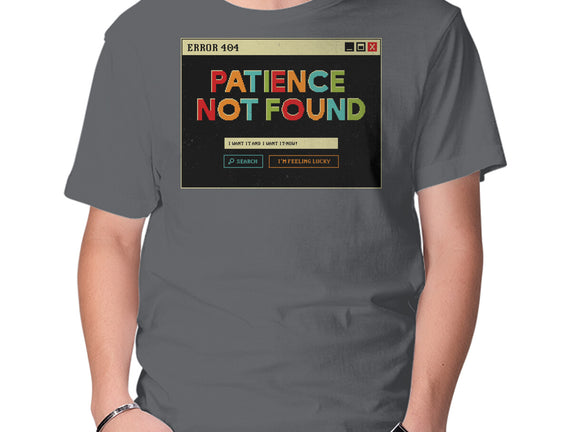 Patience Not Found