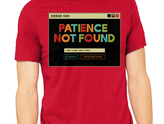 Patience Not Found