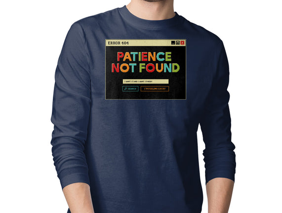 Patience Not Found