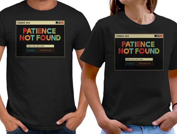 Patience Not Found