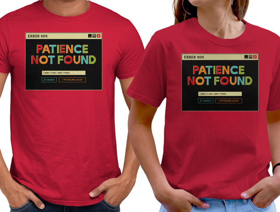 Patience Not Found