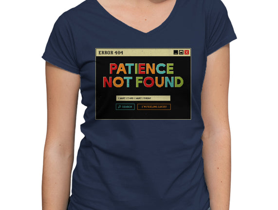 Patience Not Found