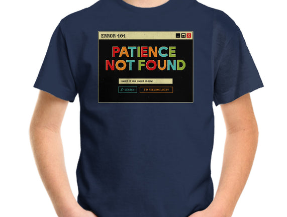 Patience Not Found