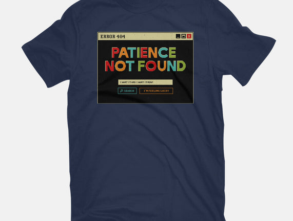 Patience Not Found