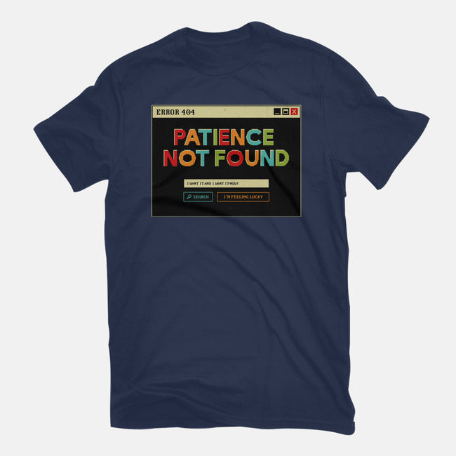Patience Not Found-Mens-Heavyweight-Tee-tobefonseca