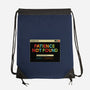 Patience Not Found-None-Drawstring-Bag-tobefonseca