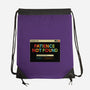 Patience Not Found-None-Drawstring-Bag-tobefonseca