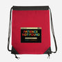Patience Not Found-None-Drawstring-Bag-tobefonseca