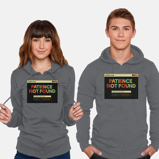 Patience Not Found-Unisex-Pullover-Sweatshirt-tobefonseca