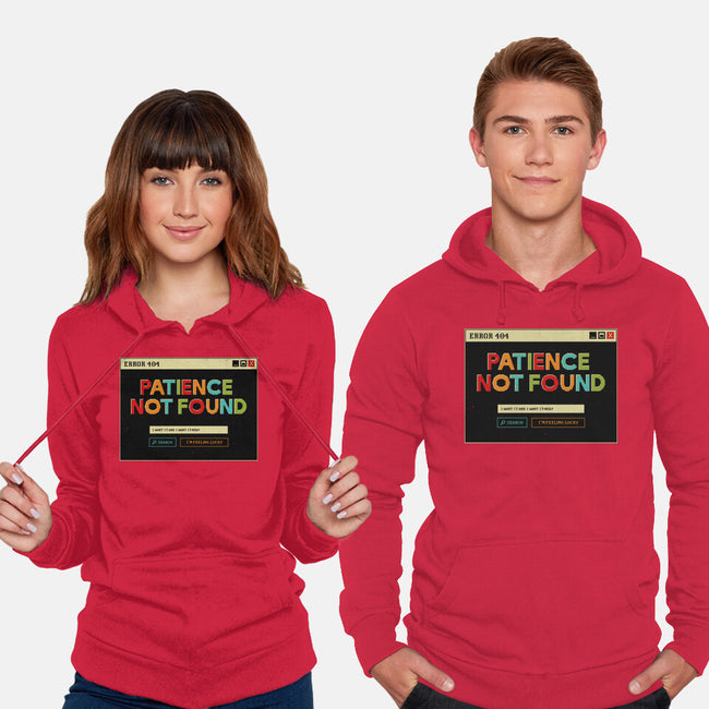 Patience Not Found-Unisex-Pullover-Sweatshirt-tobefonseca