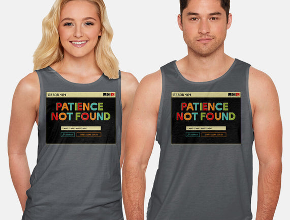 Patience Not Found