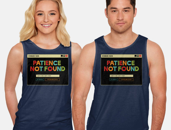 Patience Not Found