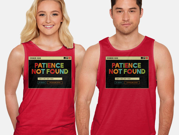 Patience Not Found