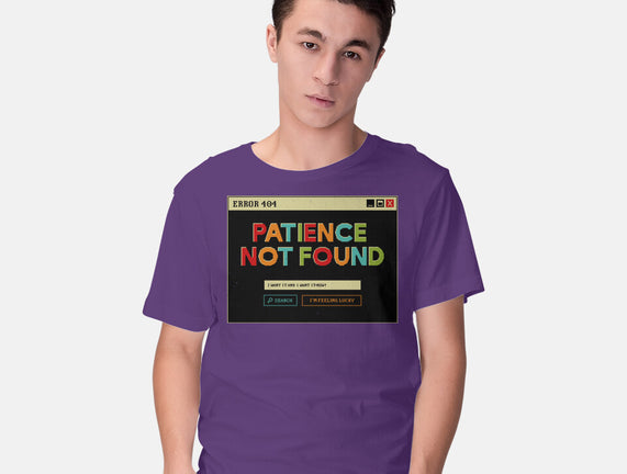 Patience Not Found