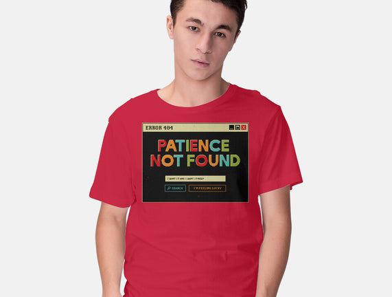 Patience Not Found