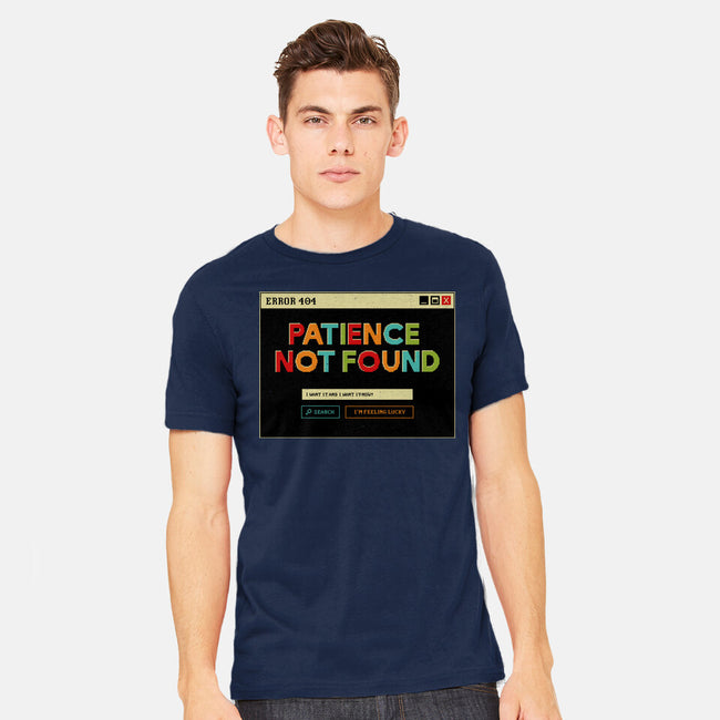 Patience Not Found-Mens-Heavyweight-Tee-tobefonseca