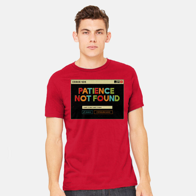 Patience Not Found-Mens-Heavyweight-Tee-tobefonseca