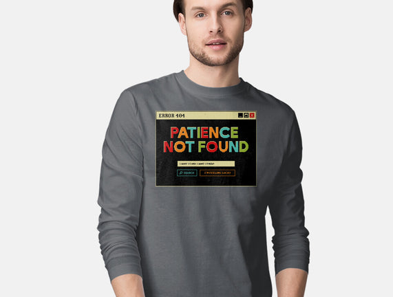 Patience Not Found