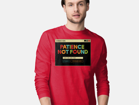 Patience Not Found
